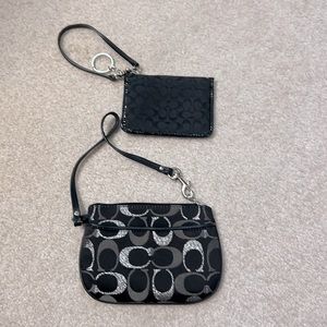 Set of 2 Coach wristlets
